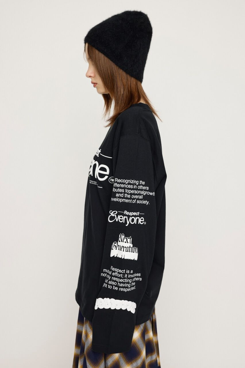 SLY「RESPECT EVERYONE LOGO Tシャツ」|Tシャツ・カットソー|