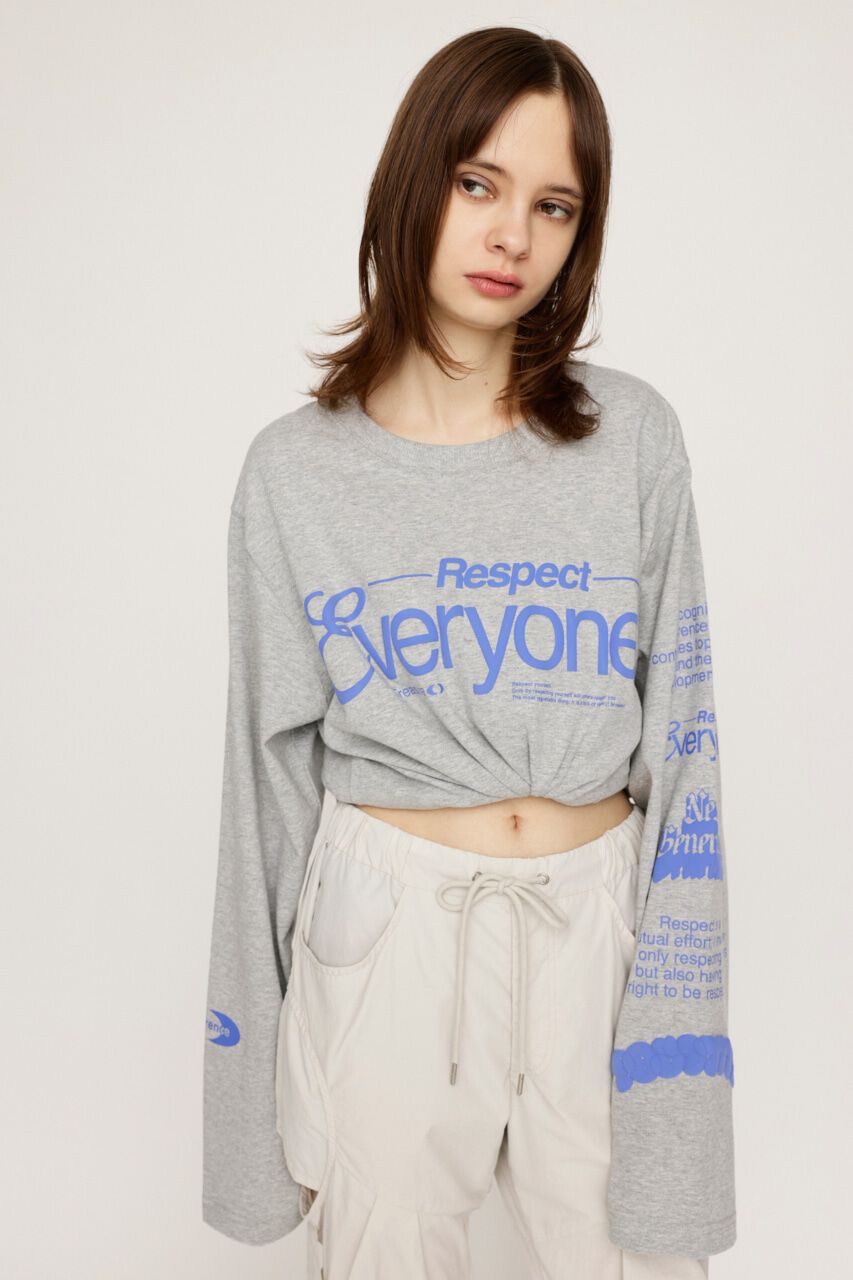 SLY「RESPECT EVERYONE LOGO Tシャツ」|Tシャツ・カットソー|T.GRY