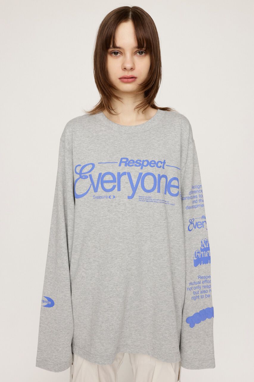 SLY「RESPECT EVERYONE LOGO Tシャツ」|Tシャツ・カットソー|