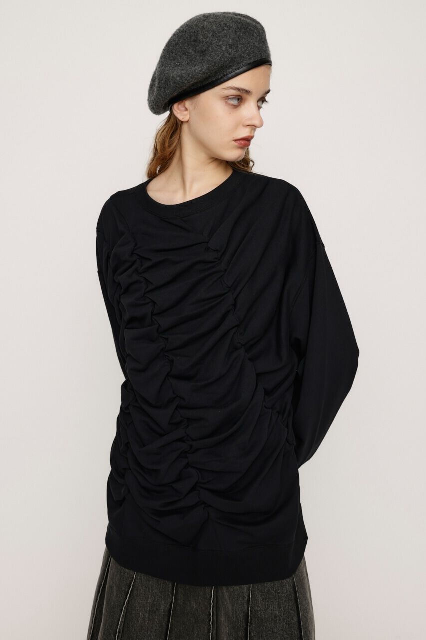 SLY「SHIRRING OVER SW トップス」|Tシャツ・カットソー|