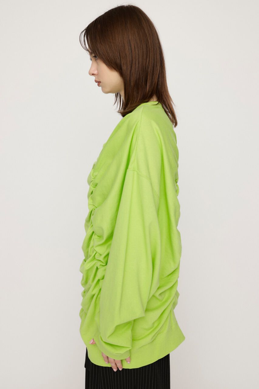 SLY「SHIRRING OVER SW トップス」|Tシャツ・カットソー|