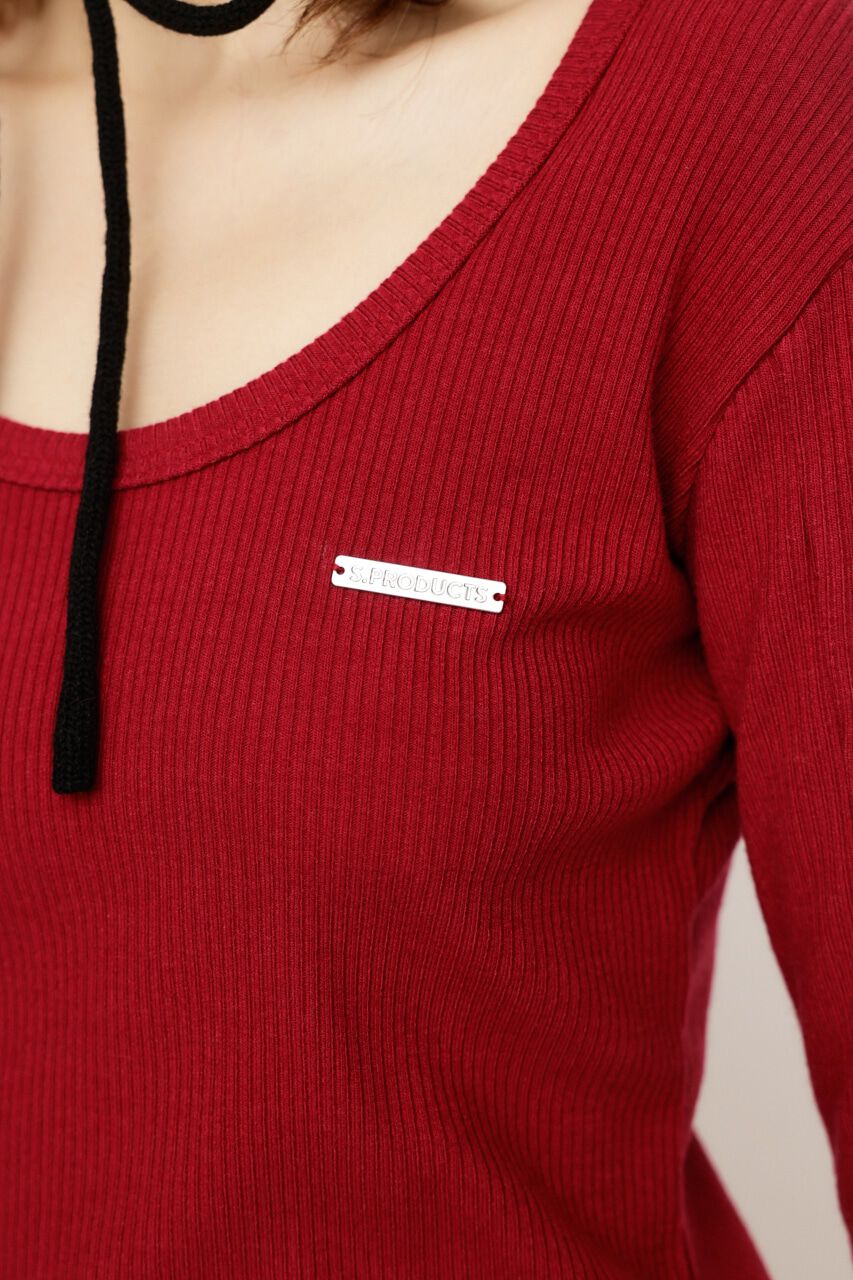 SLY「METAL PLATE BASIC トップス」|Tシャツ・カットソー|