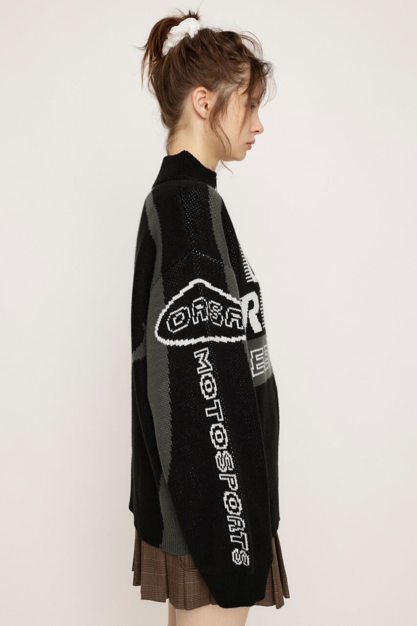 SLY「LOGO JQ ZIP UP カーディガン」|カーディガン|
