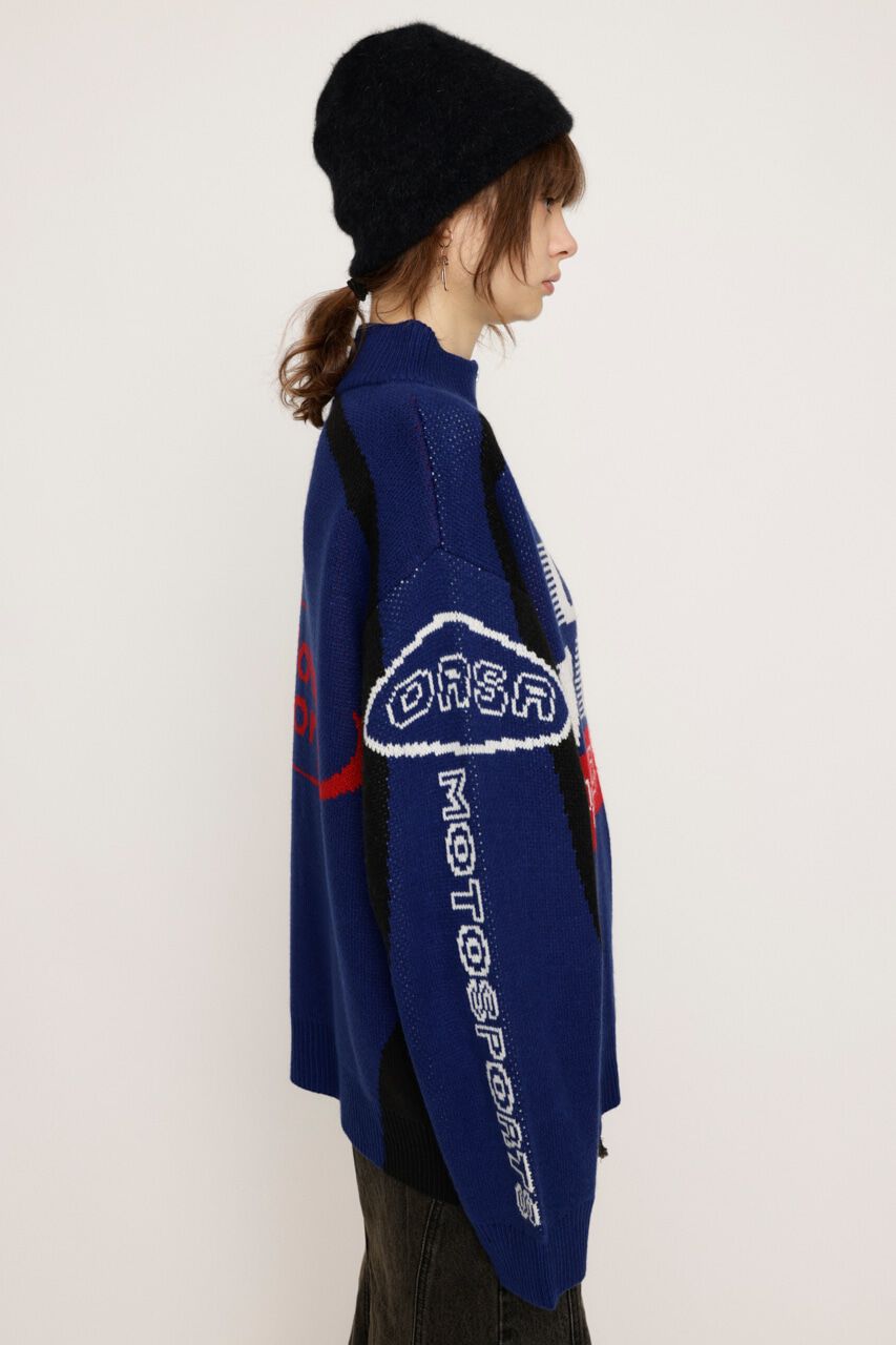 SLY「LOGO JQ ZIP UP カーディガン」|カーディガン|