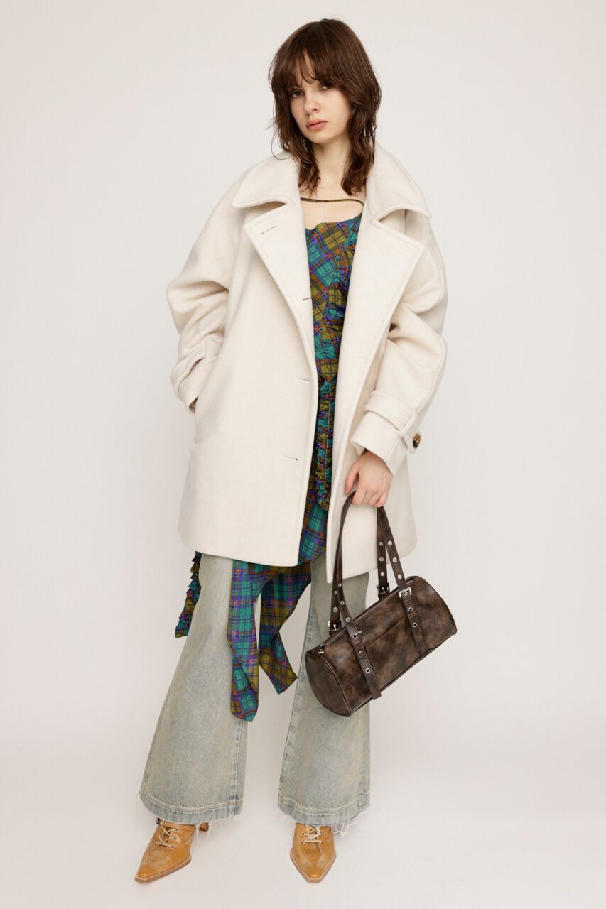 SLY「STAND NECK BELTED S／コート」|その他|