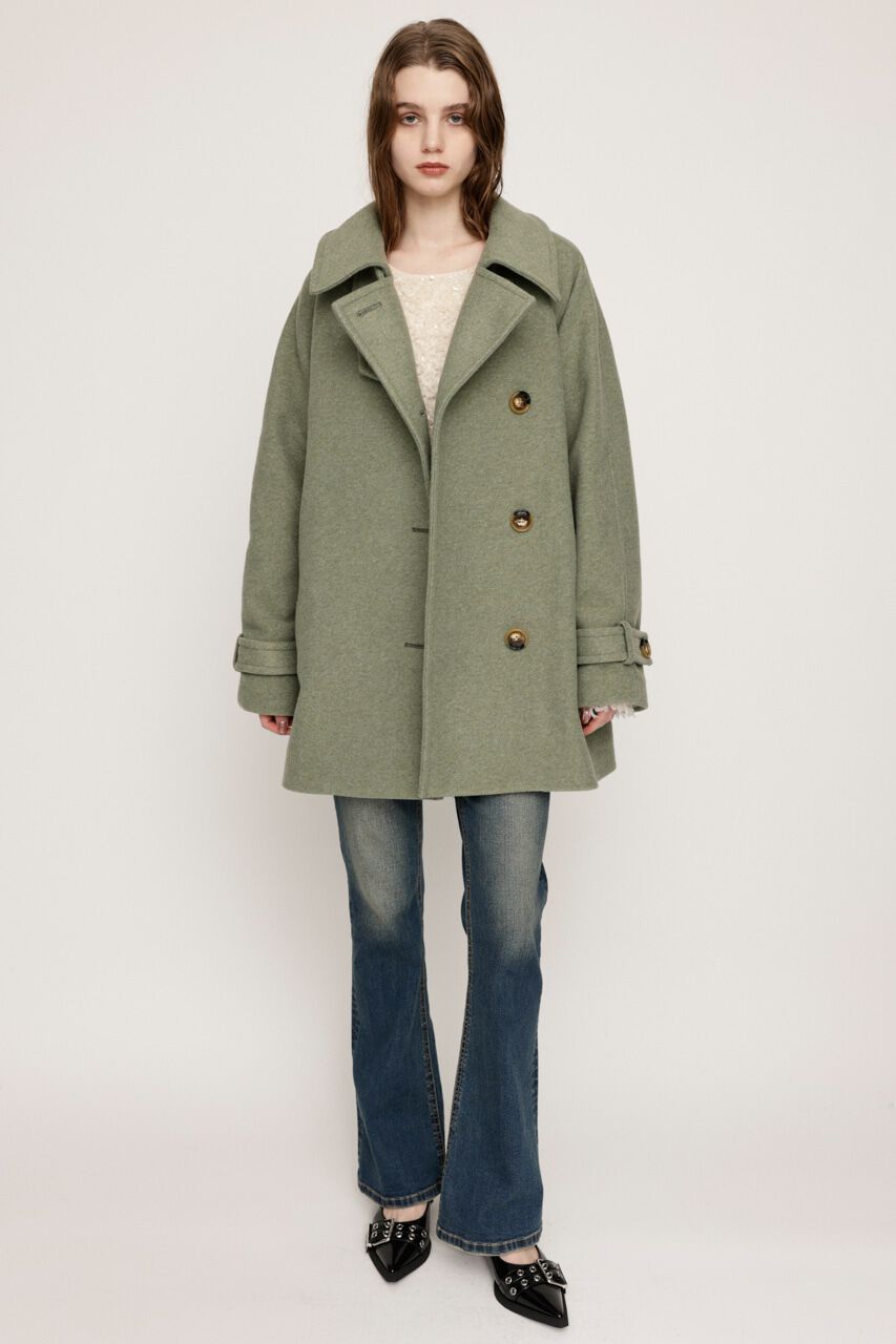 SLY「STAND NECK BELTED S／コート」|その他|