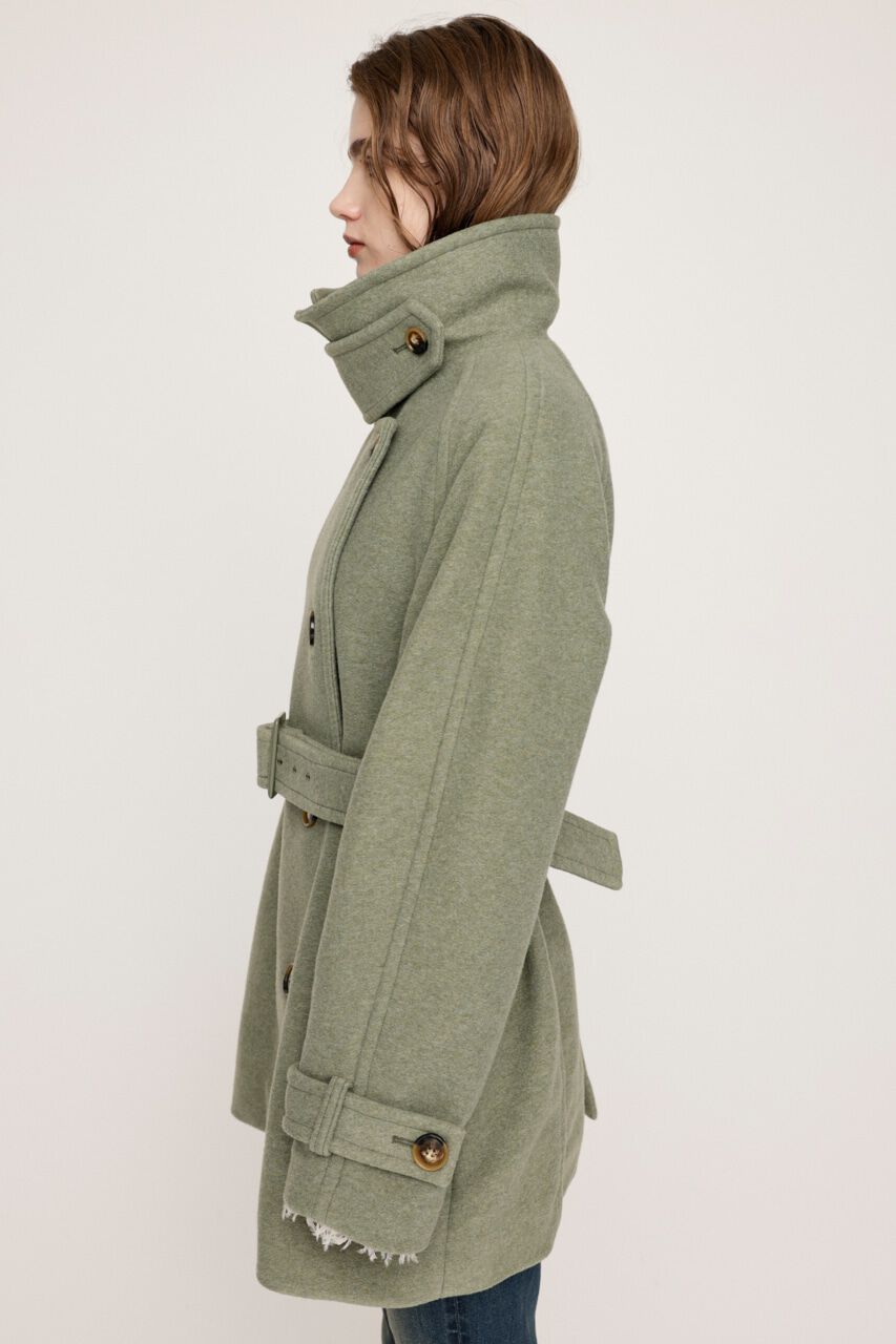 SLY「STAND NECK BELTED S／コート」|その他|