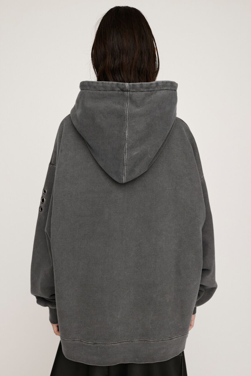 SLY「EYELET SW HOODIE」|パーカー|