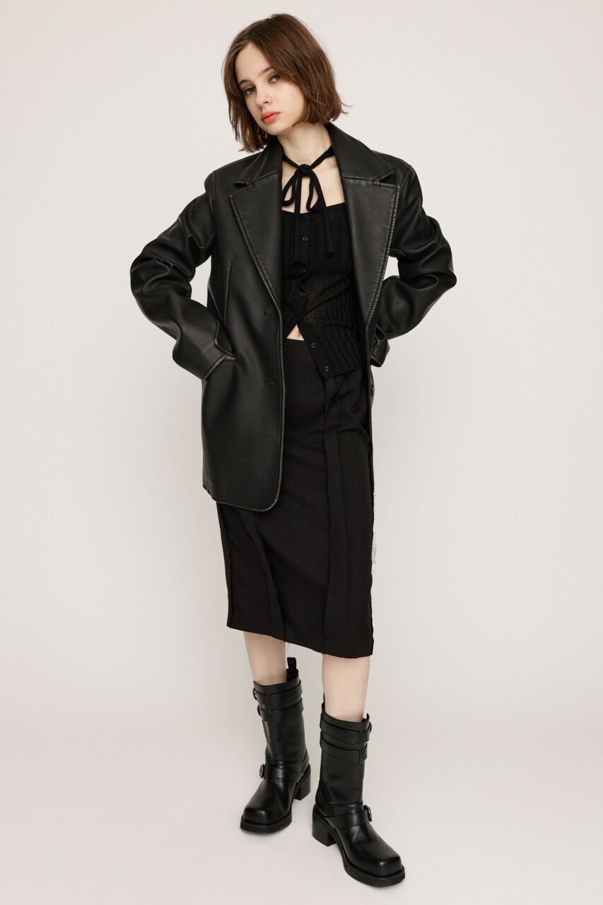 SLY「TIE DESIGN HG トップス」|ニット・セーター|