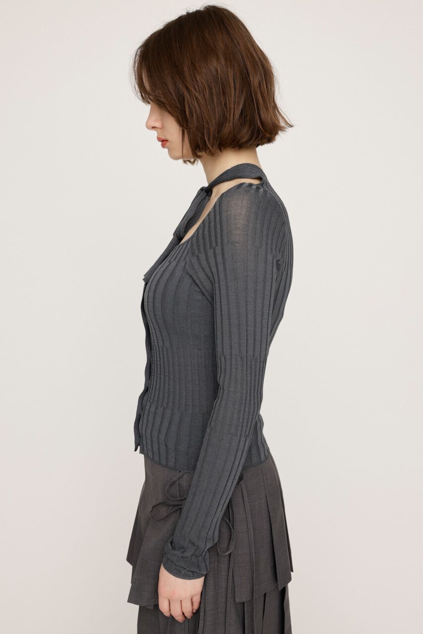 SLY「TIE DESIGN HG トップス」|ニット・セーター|