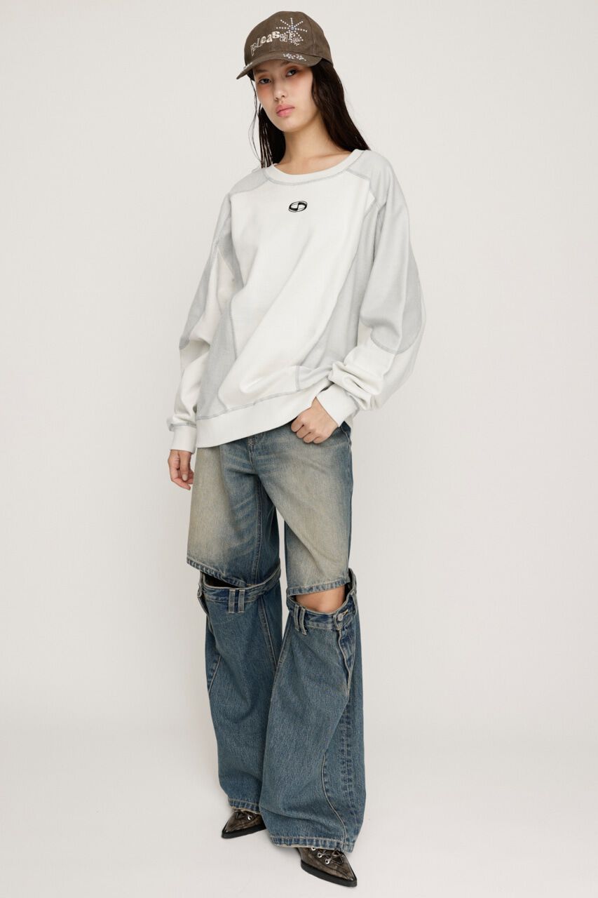 SLY「REVERSE SEAM SW トップス」|Tシャツ・カットソー|