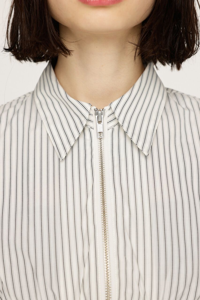 SLY「FRONT ZIP SH ブラウス」|シャツ・ブラウス|