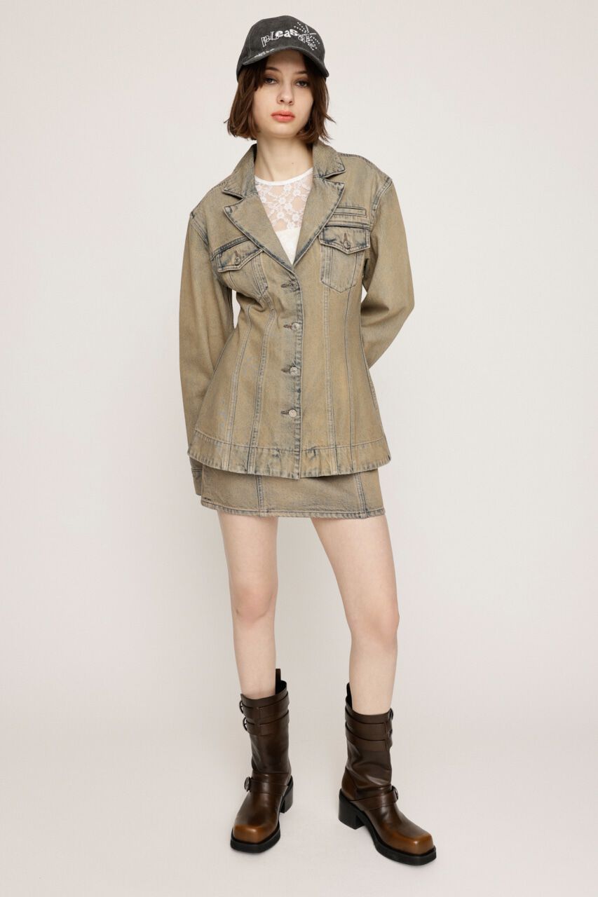 SLY「IAN TAILOR SHAPED DENIM JK-BC」|デニムジャケット|