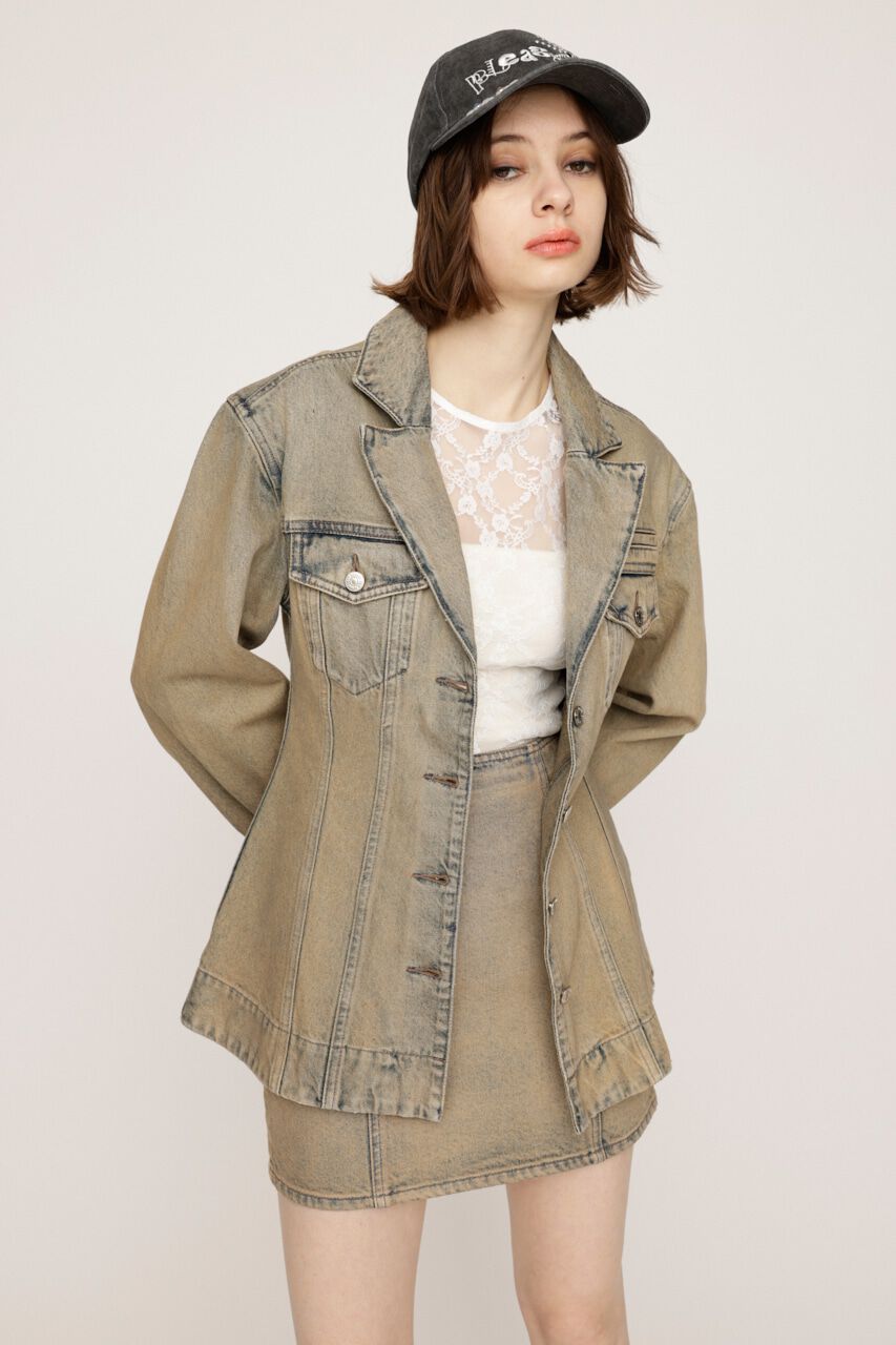 SLY「IAN TAILOR SHAPED DENIM JK-BC」|デニムジャケット|