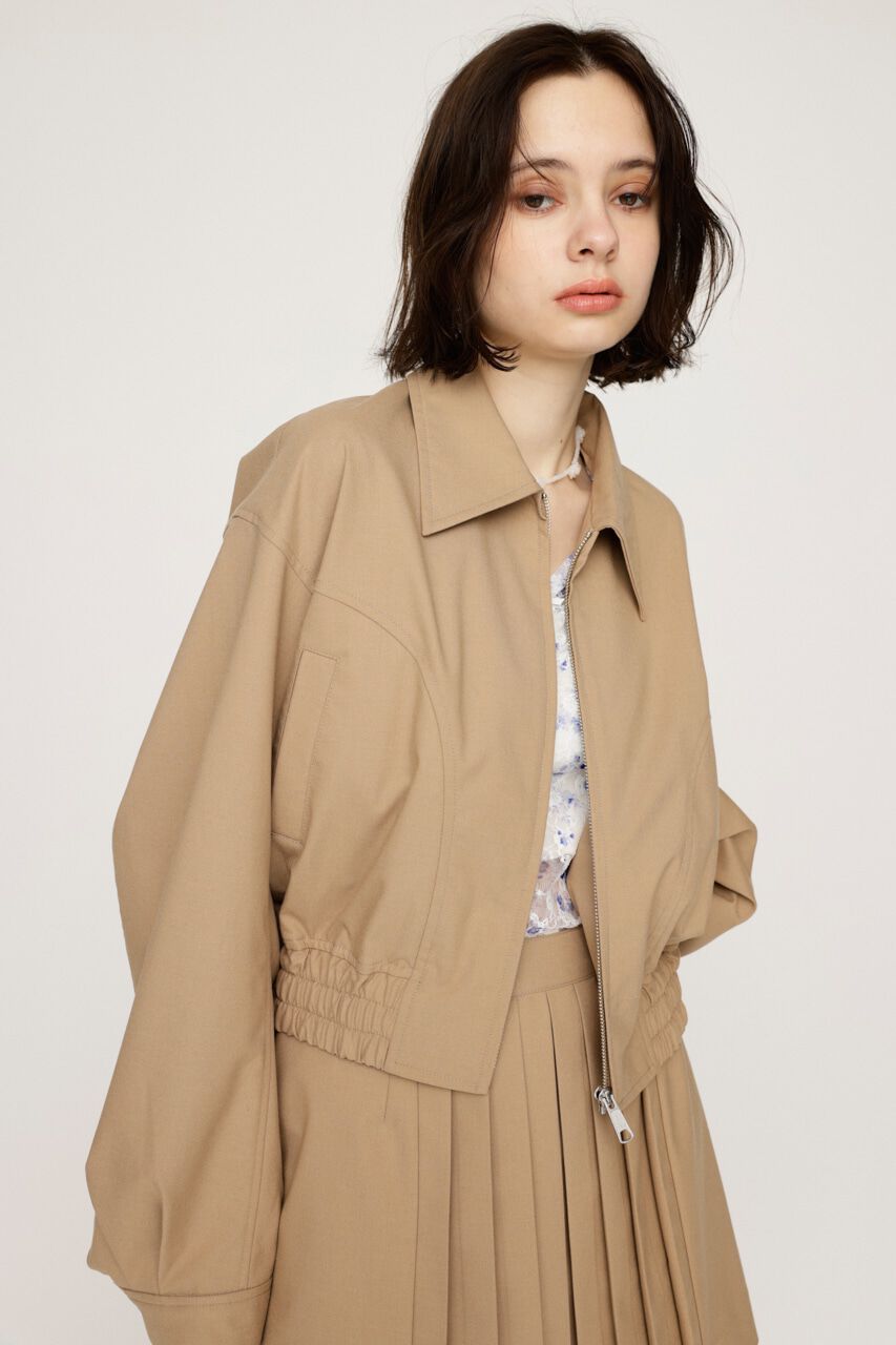 SLY「FRONT ZIP CROP ブルゾン」|ブルゾン・スタジャン|
