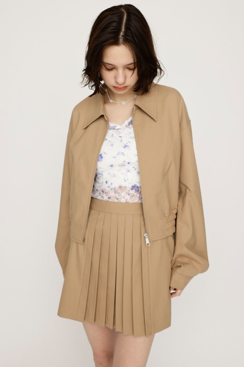 SLY「FRONT ZIP CROP ブルゾン」|ブルゾン・スタジャン|