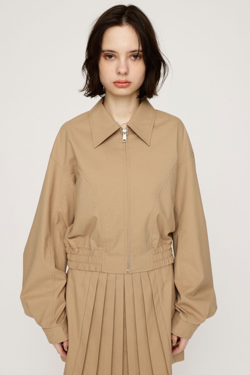 SLY「FRONT ZIP CROP ブルゾン」|ブルゾン・スタジャン|