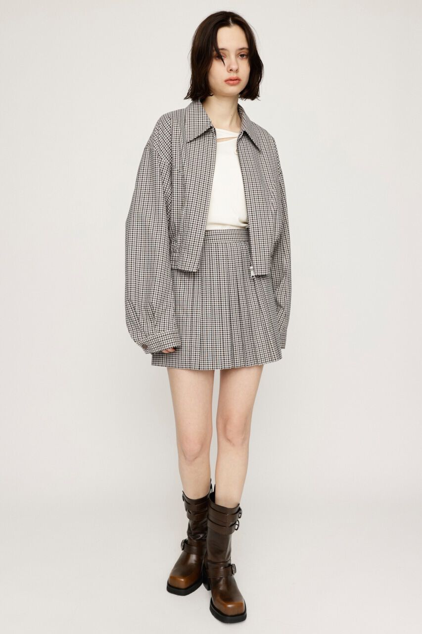 SLY「FRONT ZIP CROP ブルゾン」|ブルゾン・スタジャン|