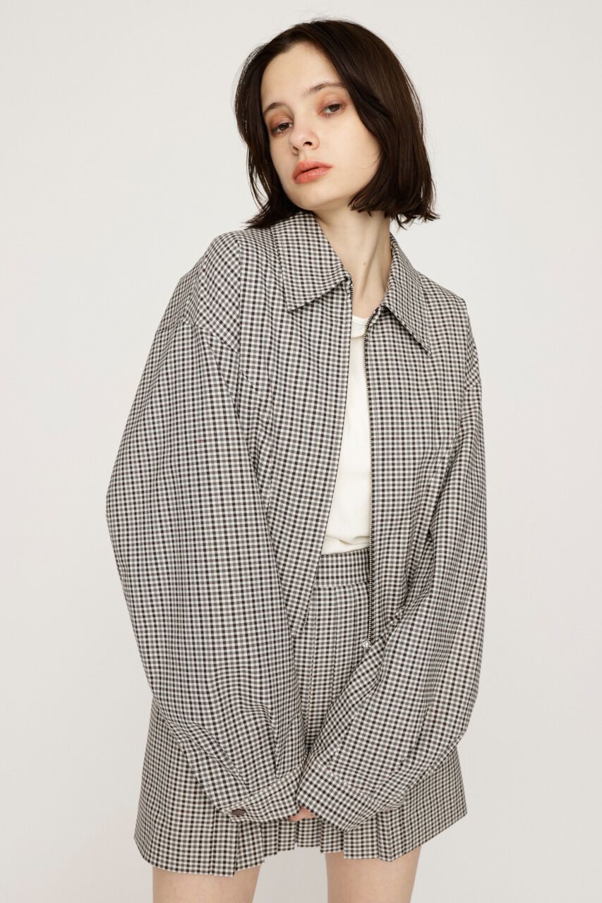 SLY「FRONT ZIP CROP ブルゾン」|ブルゾン・スタジャン|