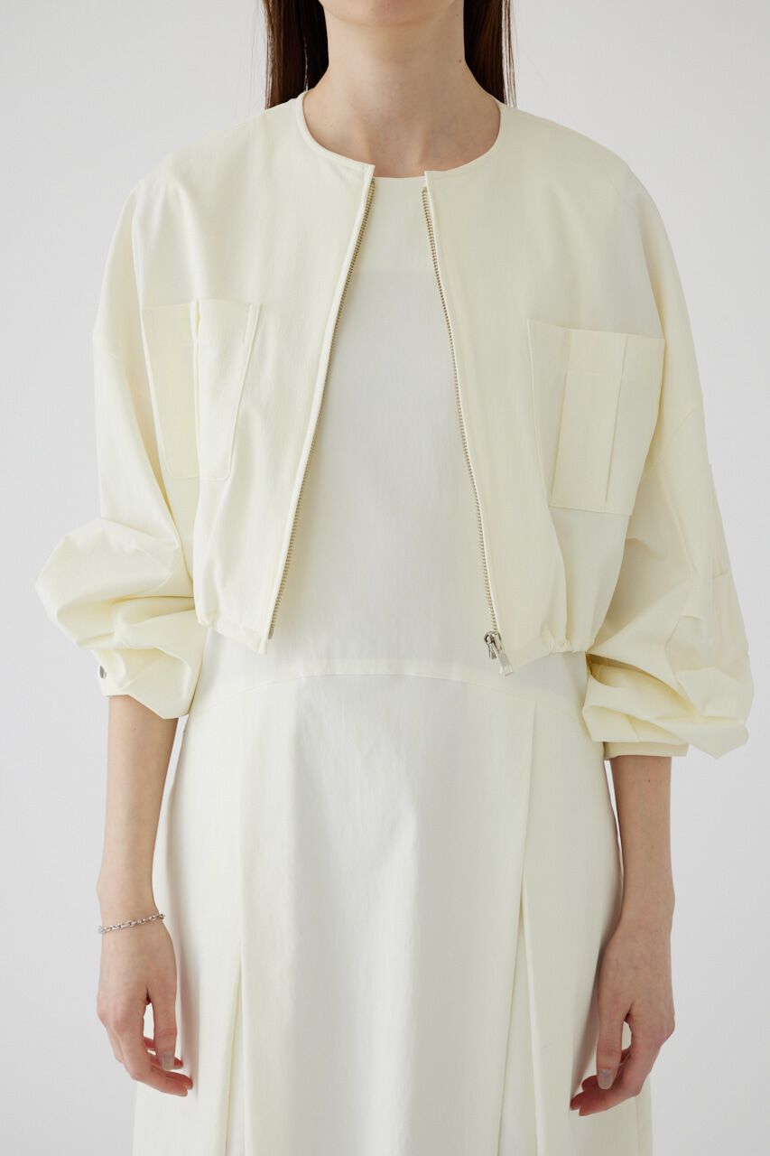 RIM.ARK 「Collarless MA-1」|ブルゾン・スタジャン|WHT