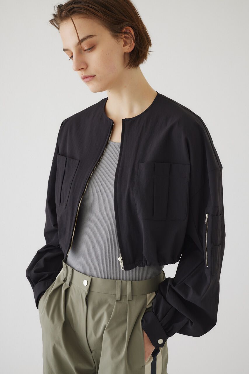RIM.ARK 「Collarless MA-1」|ブルゾン・スタジャン|BLK