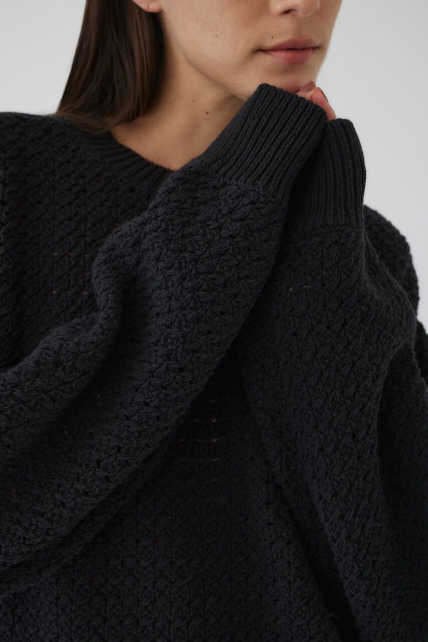 RIM.ARK 「Pattern knitting cotton knit」|ニット・セーター|