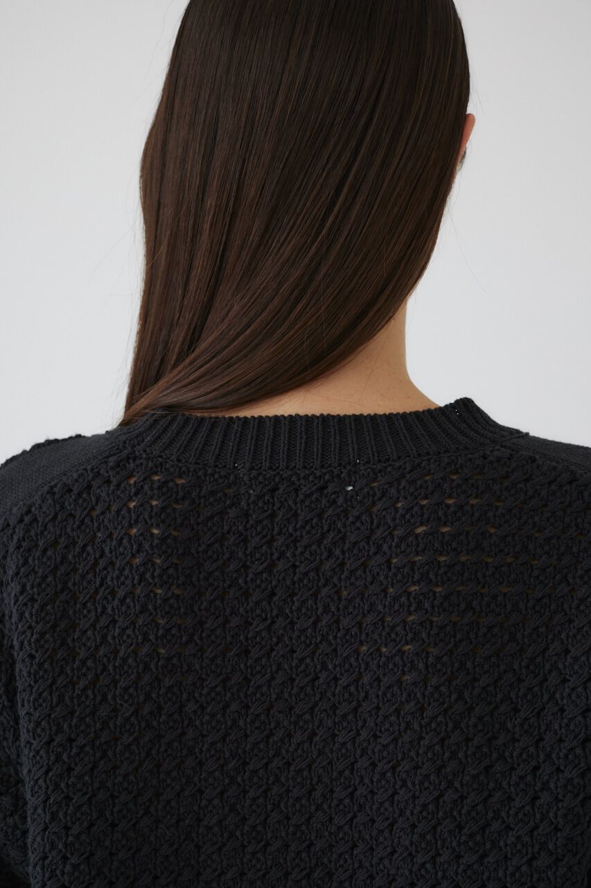 RIM.ARK 「Pattern knitting cotton knit」|ニット・セーター|