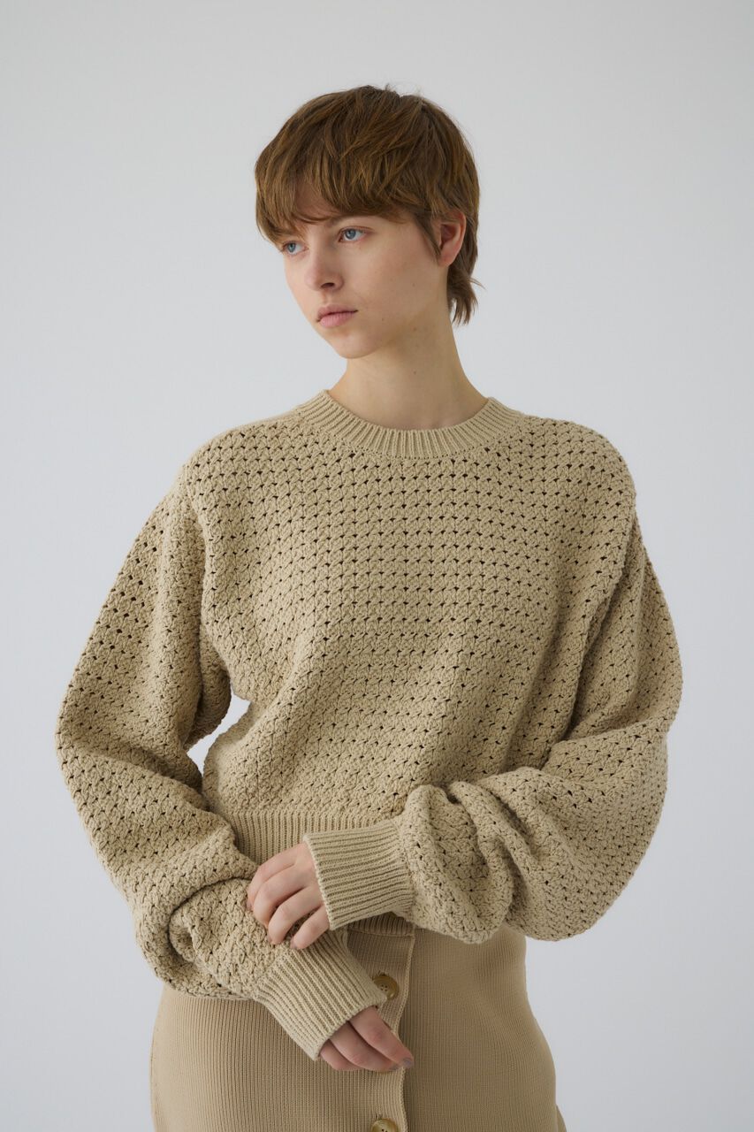 RIM.ARK 「Pattern knitting cotton knit」|ニット・セーター|