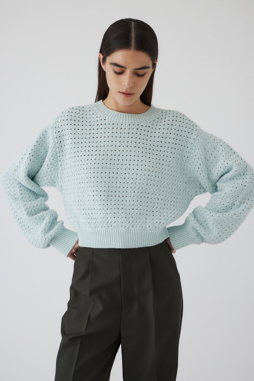 RIM.ARK 「Pattern knitting cotton knit」|ニット・セーター|