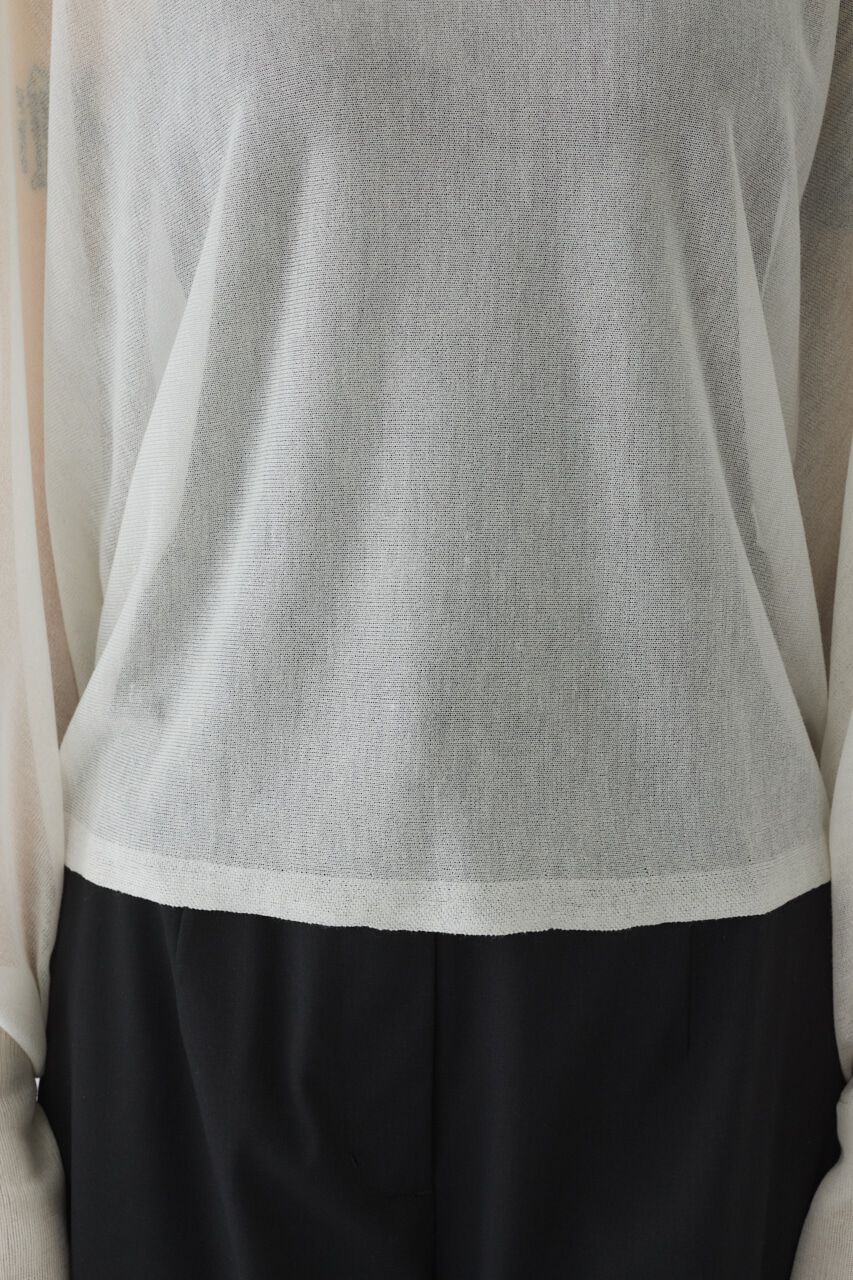 RIM.ARK 「Sheer dolman knit tops」|ニット・セーター|