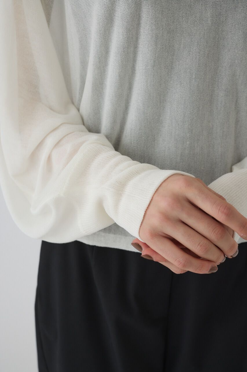 RIM.ARK 「Sheer dolman knit tops」|ニット・セーター|