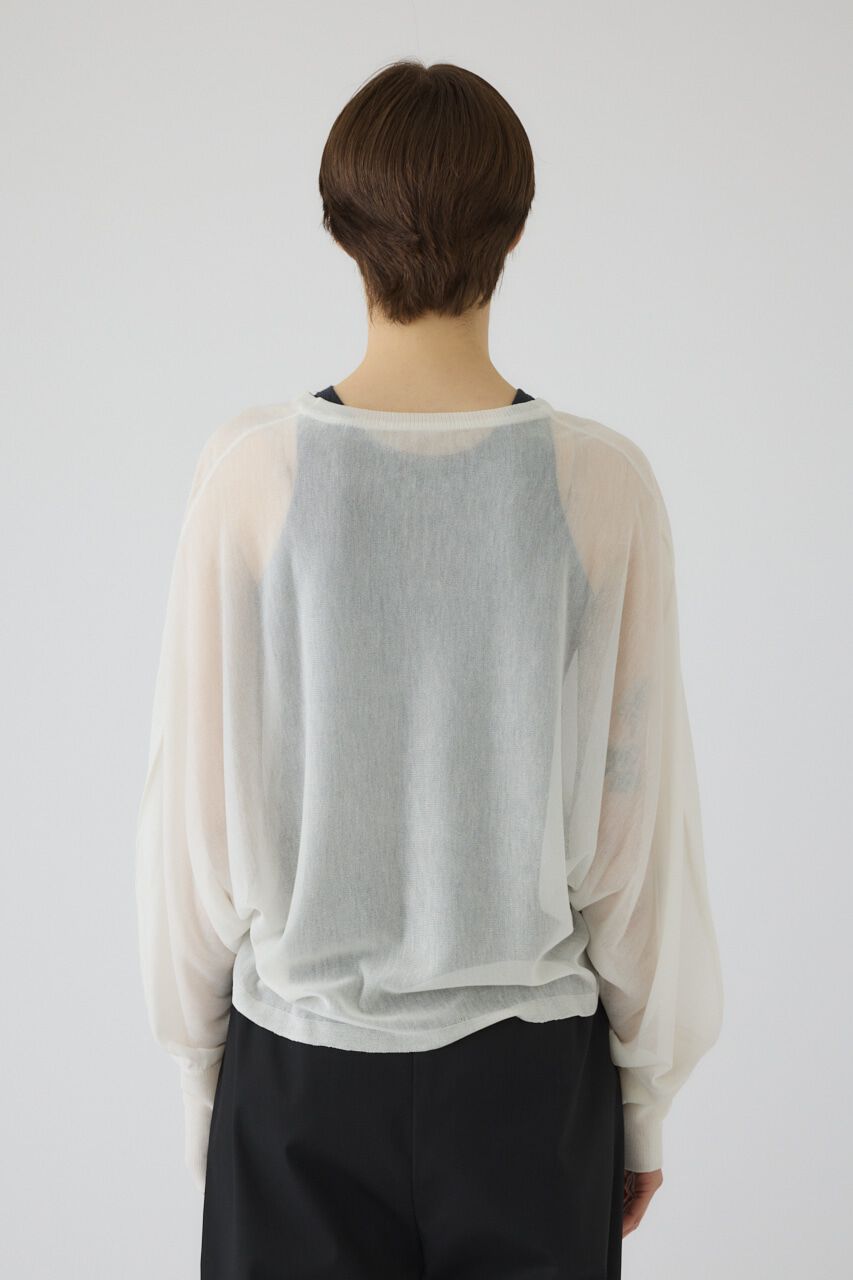 RIM.ARK 「Sheer dolman knit tops」|ニット・セーター|