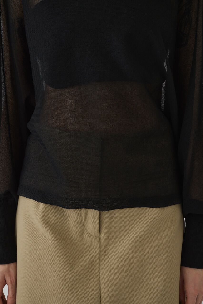 RIM.ARK 「Sheer dolman knit tops」|ニット・セーター|