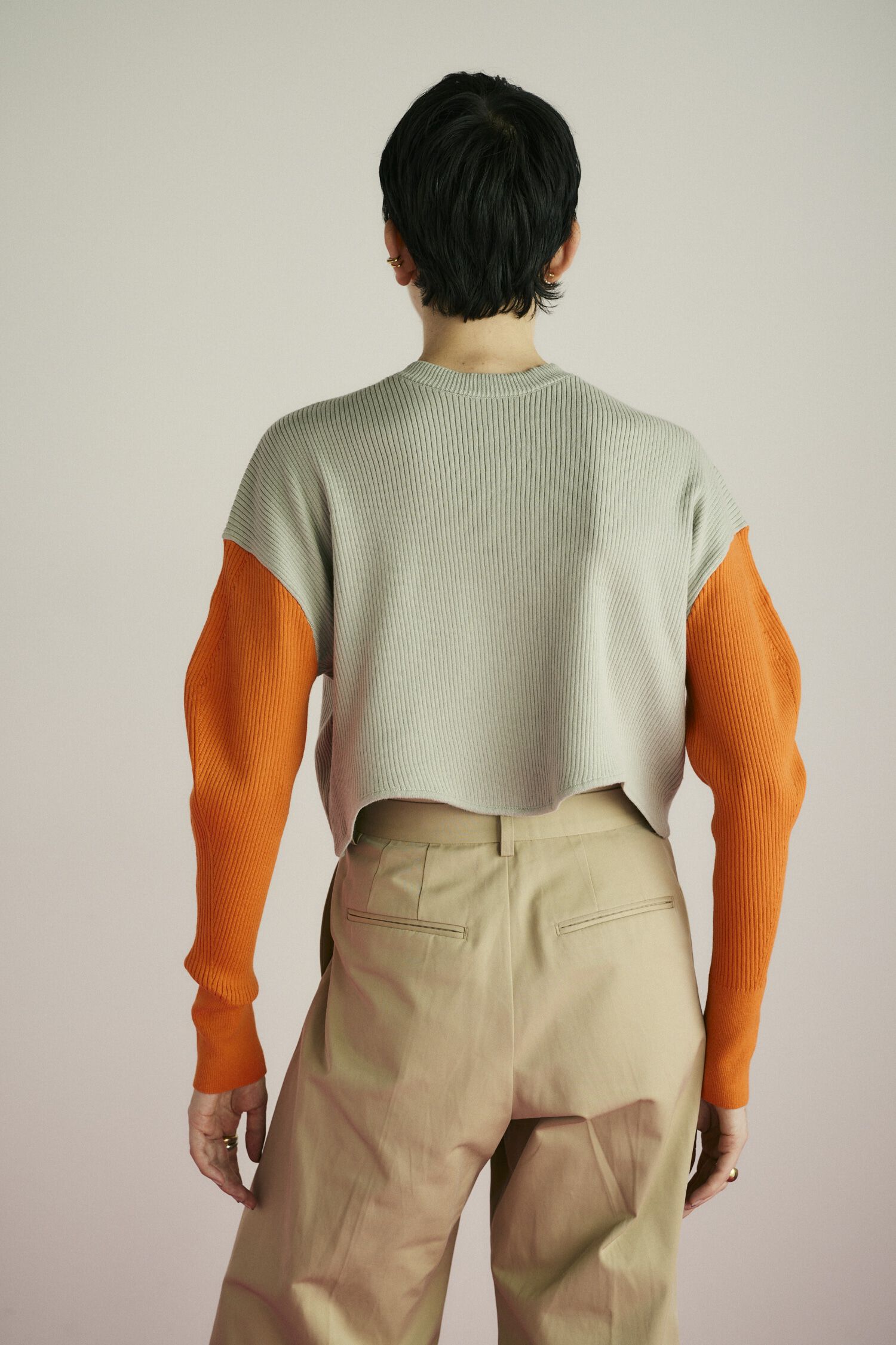 HeRIN.CYE「Wave hem 2way  knit tops」|ニット・セーター|