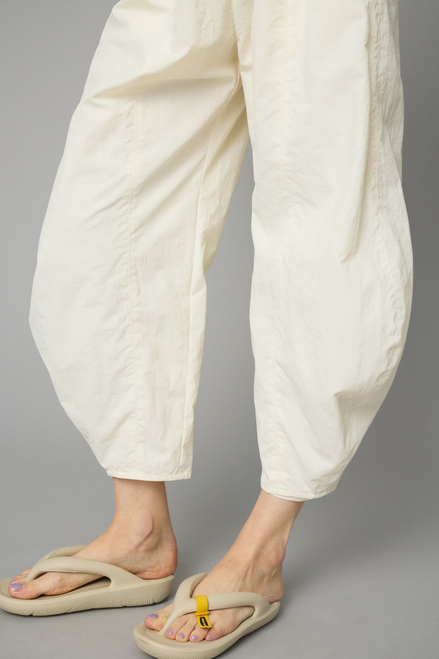 HeRIN.CYE「Cocoon hem taffeta pants」|その他|