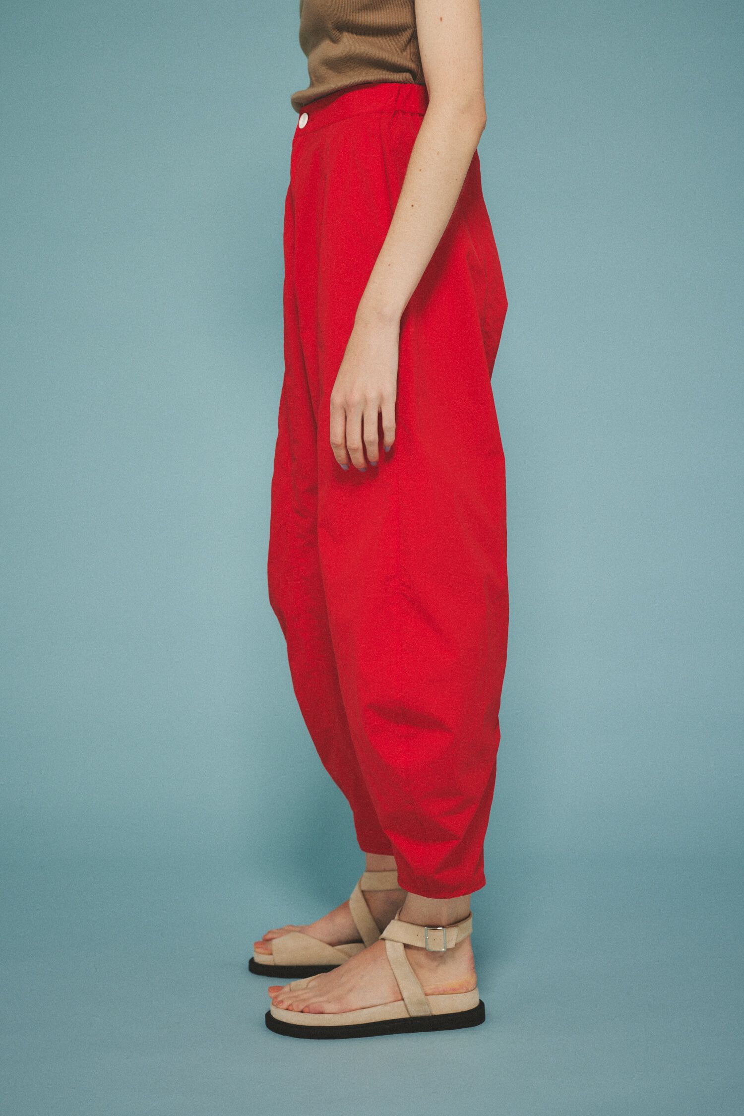 HeRIN.CYE「Cocoon hem taffeta pants」|その他|