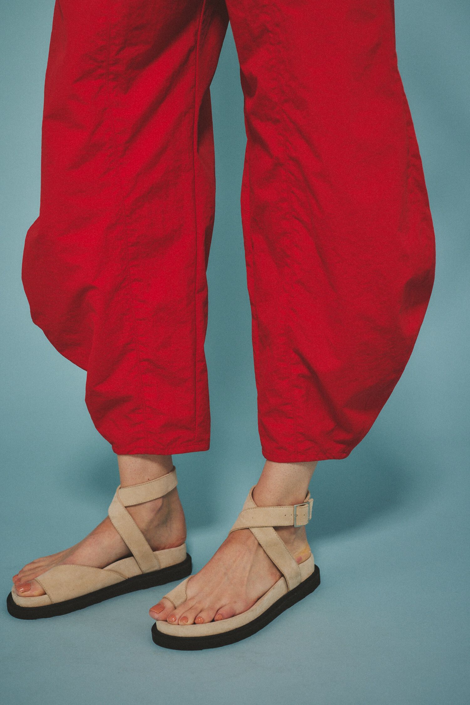 HeRIN.CYE「Cocoon hem taffeta pants」|その他|