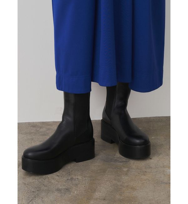 ELENDEEK「PLATFORM SIDEGORE BOOTS」|ショートブーツ|