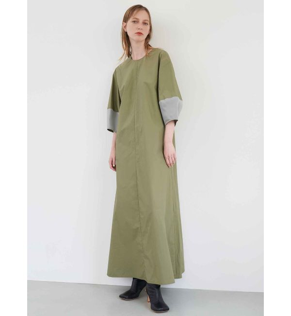 ELENDEEK「LANTERN SLEEVE OP」|ワンピース|カーキ
