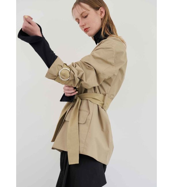 ELENDEEK「NO COLLAR NYRON JK」|ノーカラージャケット|