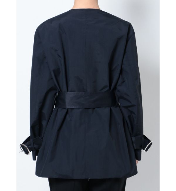 ELENDEEK「NO COLLAR NYRON JK」|ノーカラージャケット|