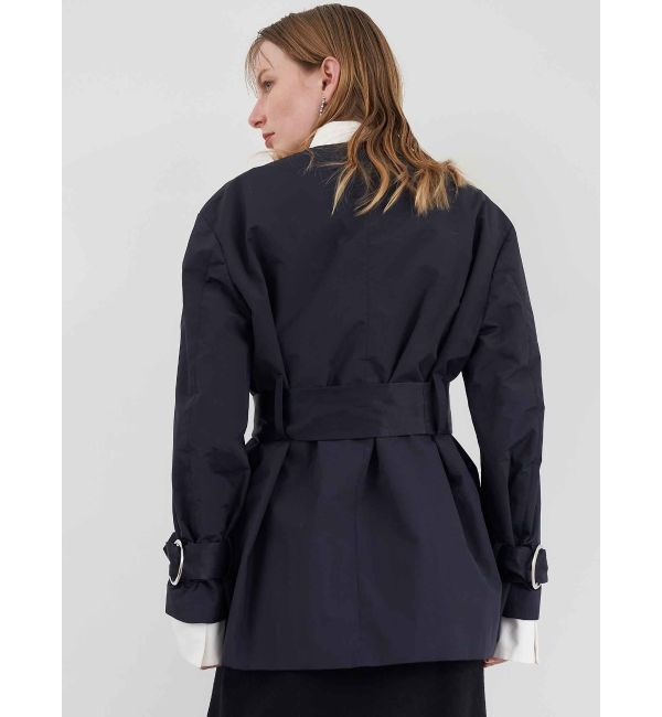 ELENDEEK「NO COLLAR NYRON JK」|ノーカラージャケット|