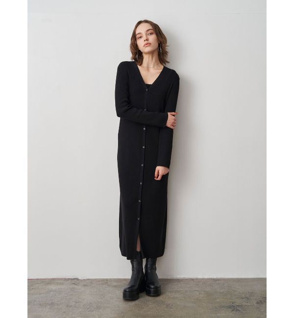 ELENDEEK「KNIT COMBI LAYERED OP」|ワンピース|