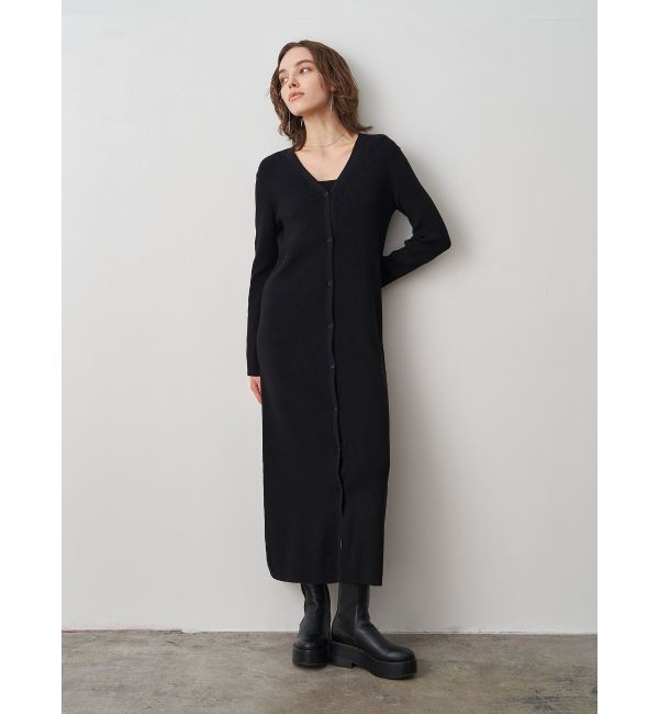 ELENDEEK「KNIT COMBI LAYERED OP」|ワンピース|