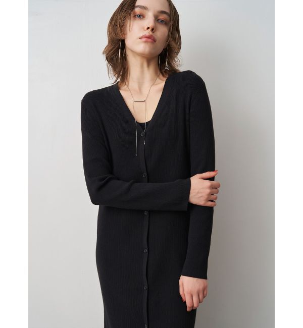 ELENDEEK「KNIT COMBI LAYERED OP」|ワンピース|