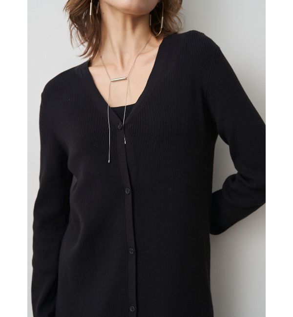 ELENDEEK「KNIT COMBI LAYERED OP」|ワンピース|