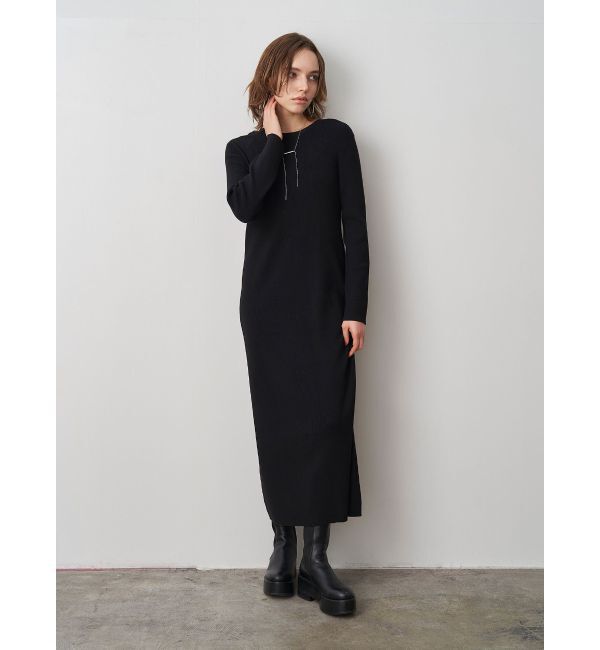 ELENDEEK「KNIT COMBI LAYERED OP」|ワンピース|