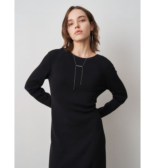 ELENDEEK「KNIT COMBI LAYERED OP」|ワンピース|