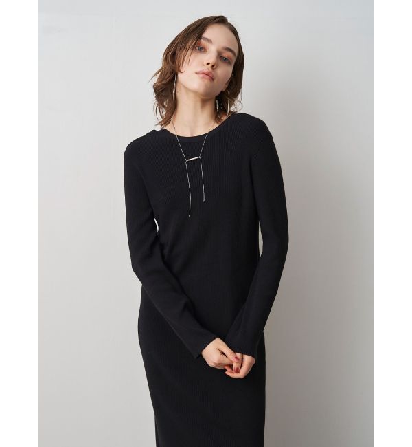 ELENDEEK「KNIT COMBI LAYERED OP」|ワンピース|