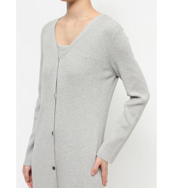 ELENDEEK「KNIT COMBI LAYERED OP」|ワンピース|